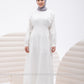 DRESS - 4227 - White - bakkaclothing
