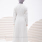DRESS - 4227 - White - bakkaclothing