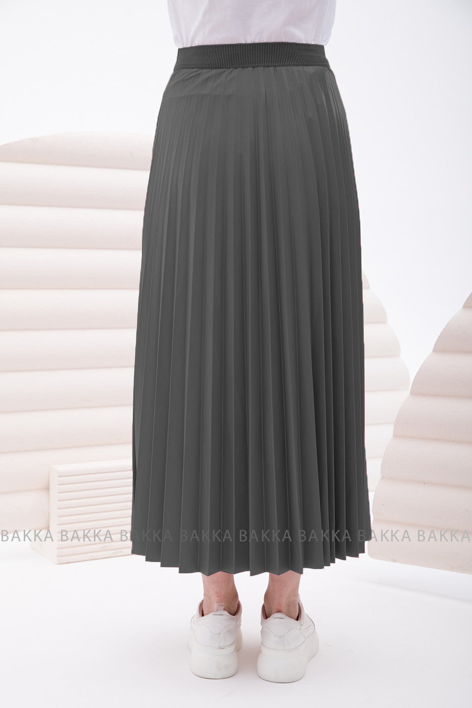 Skirt - 2170 - Dark gray - bakkaclothing
