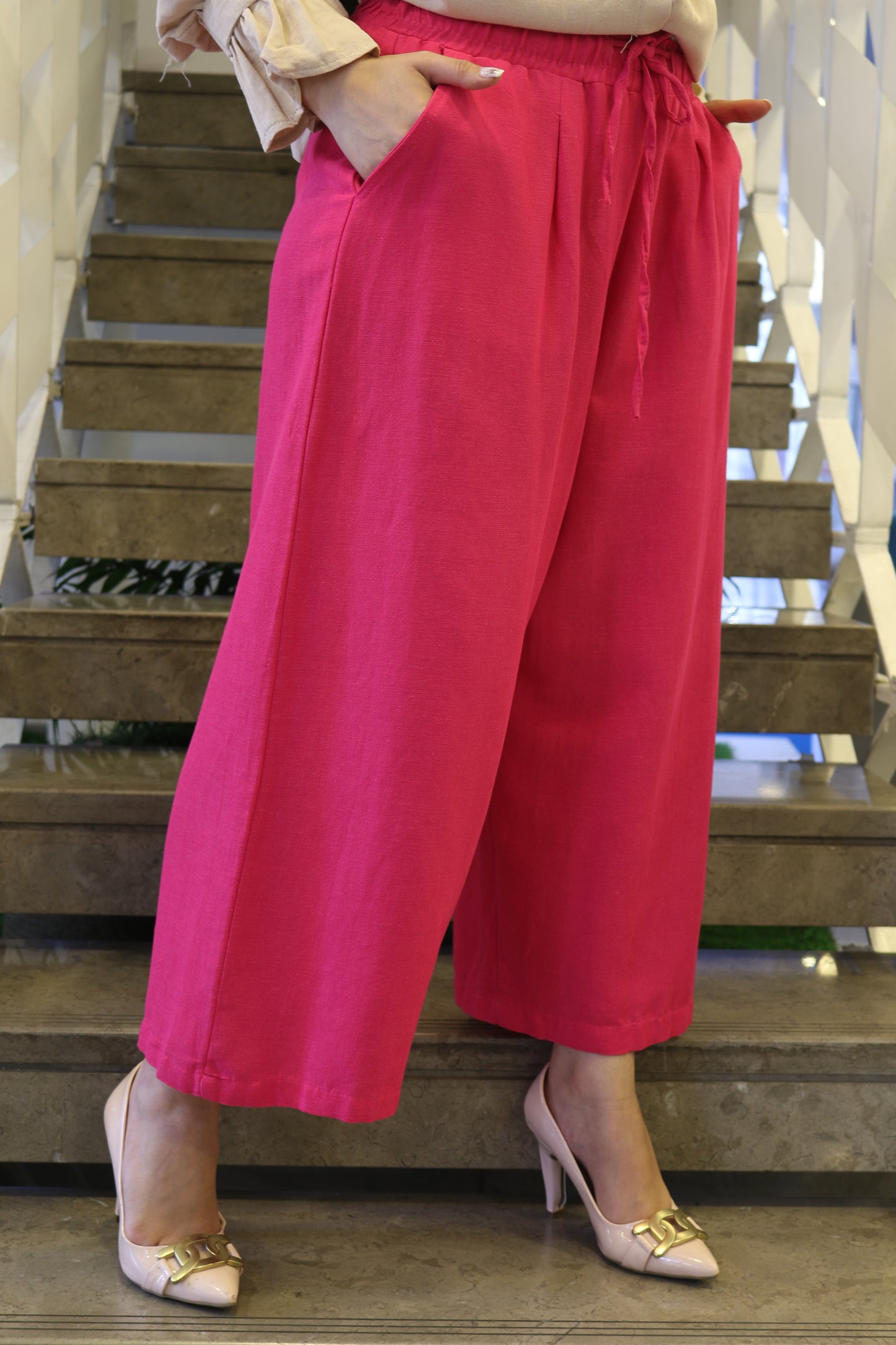 TROUSERS - 2700 - Pink