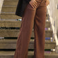 TROUSERS- brown
