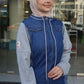 Acma Jilbab - Blue & Gray