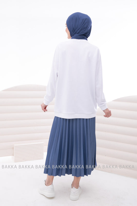 Skirt - 2170 - Blue - bakkaclothing