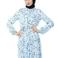 Dress - ELB003-2- Blue - bakkaclothing