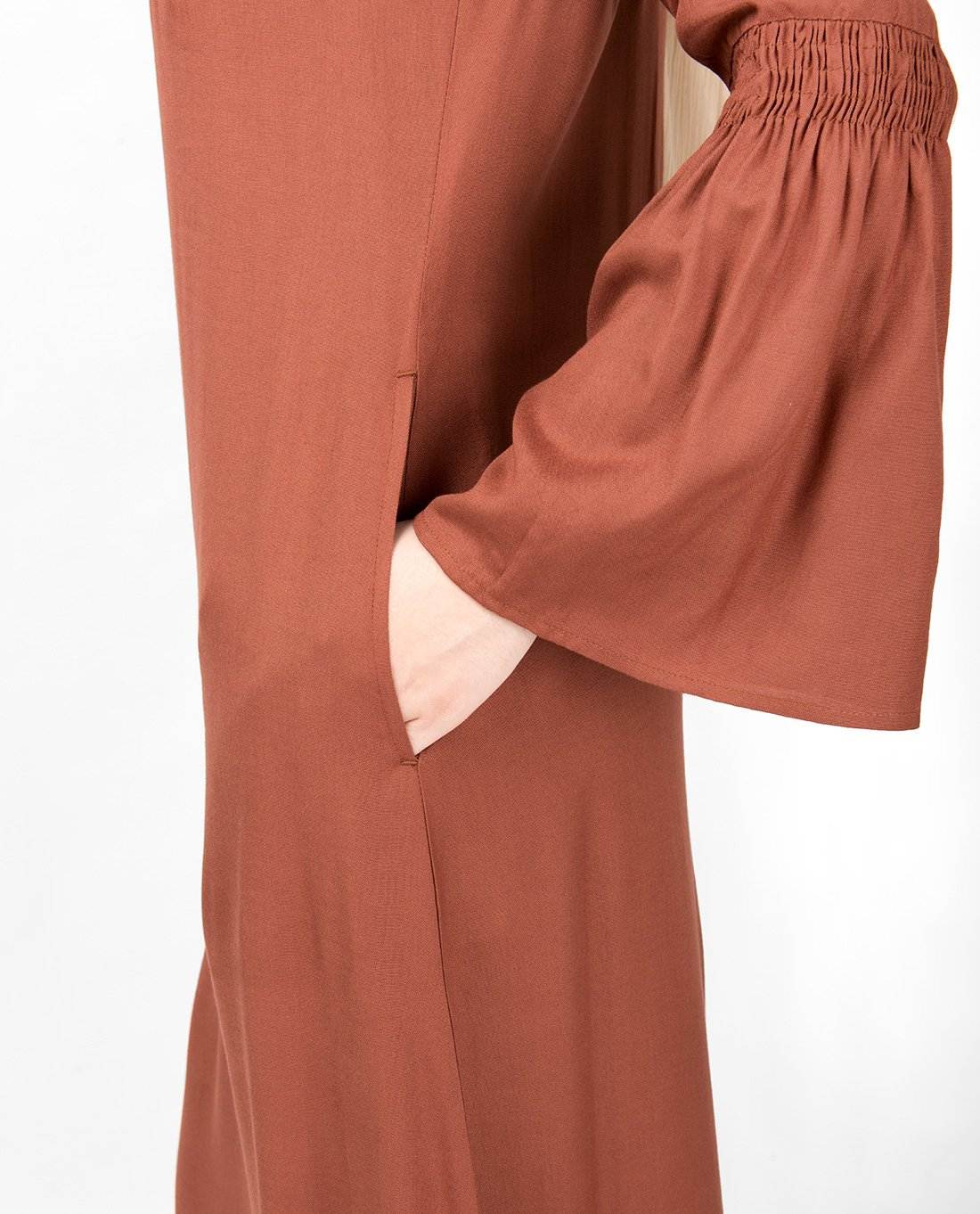 Dress  -0081- Orange - bakkaclothing