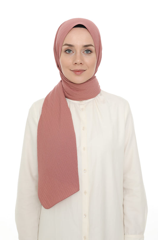 shawl - 12535  - Pink - bakkaclothing