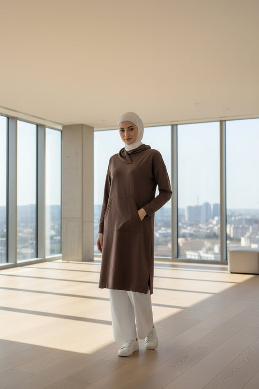 Blouse -3032 - Brown