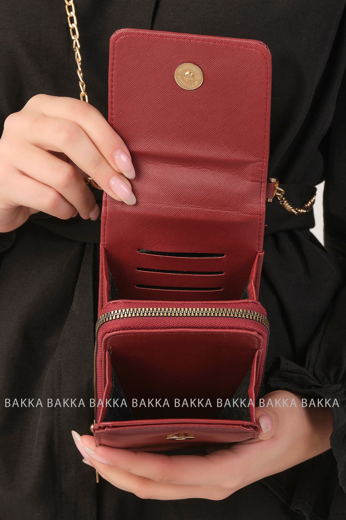 Mobile bag - 3600 - Dark Red - bakkaclothing
