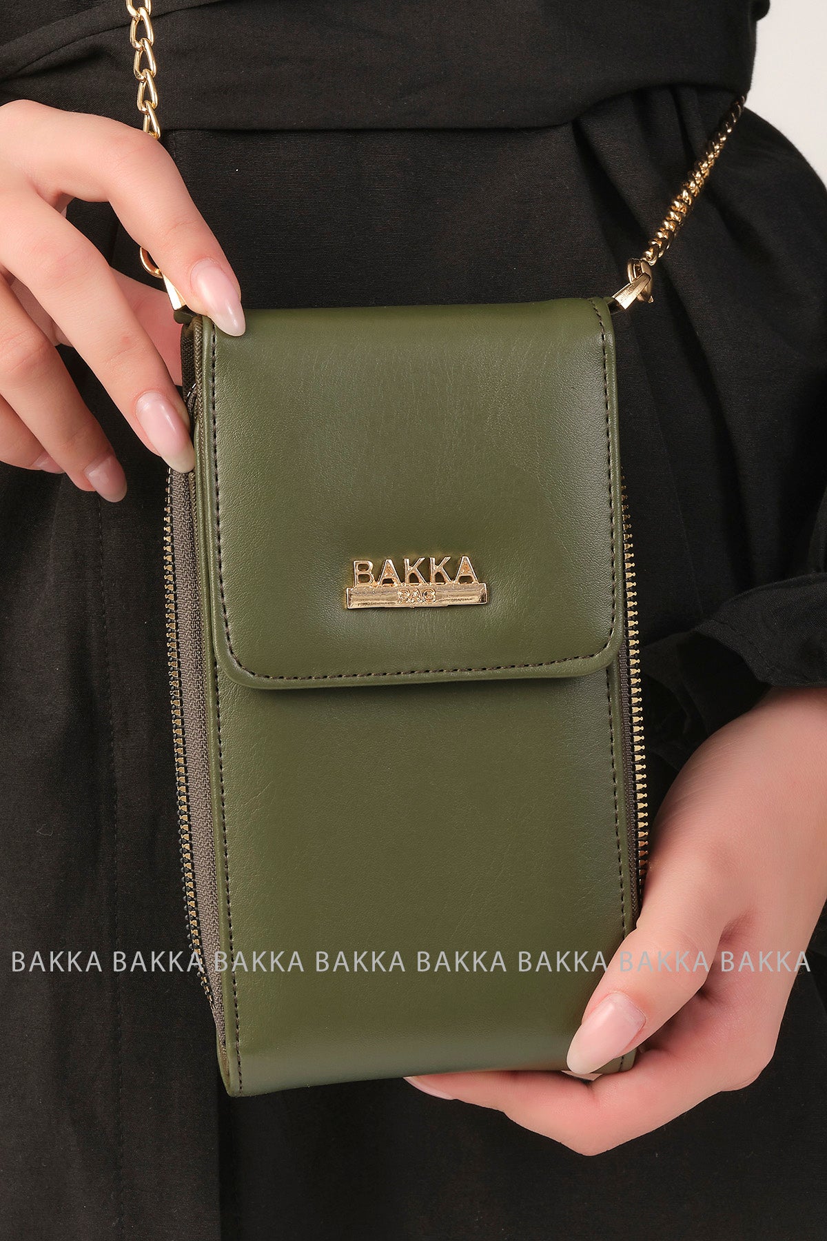 Mobile bag - 3600 - Green - bakkaclothing