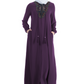 ABAYA - 109481 -  PURPLE - bakkaclothing