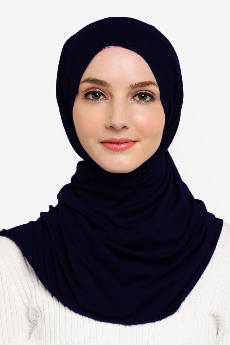 Hijab -408 -NAVY – bakkaclothing