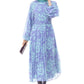 Dress -P6829-BLUE - bakkaclothing