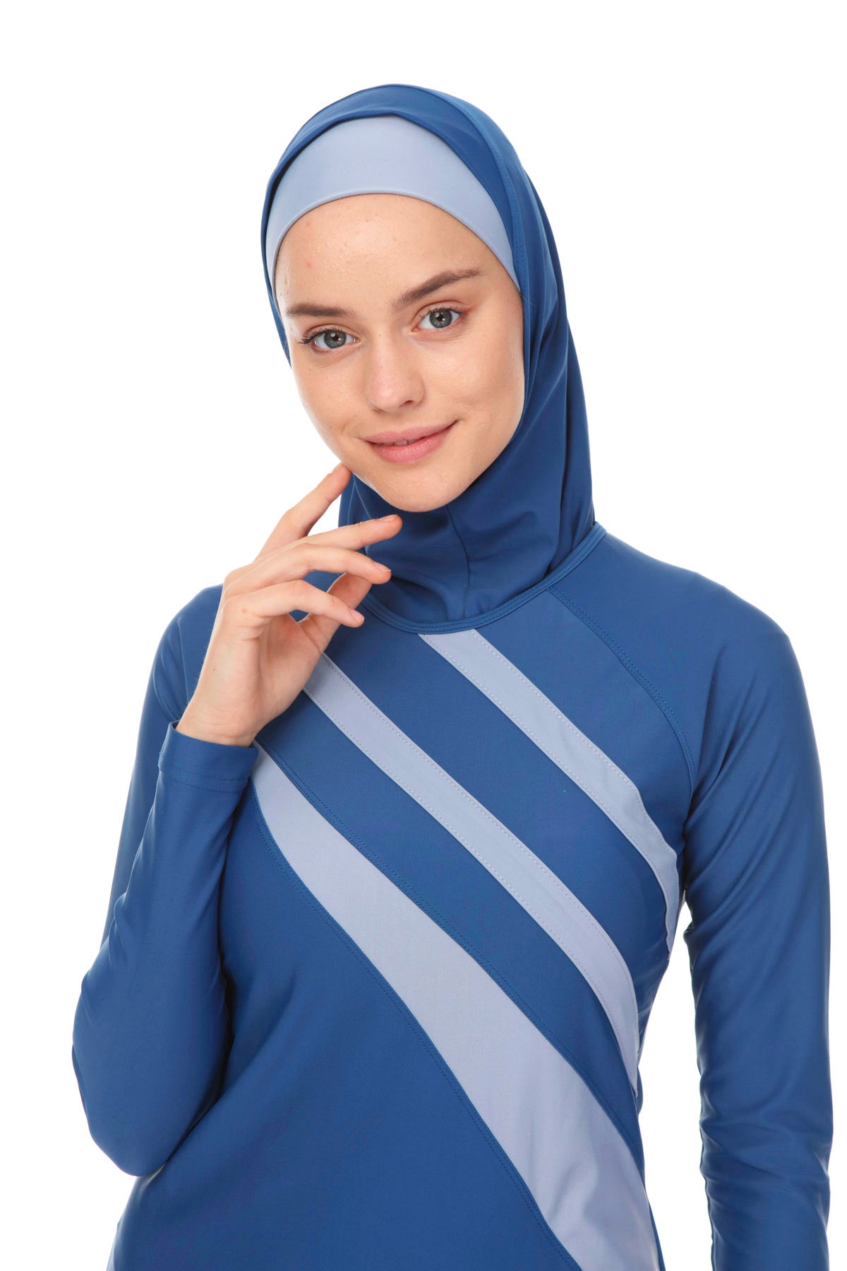 Swim Dress  - Blue - bakkaclothing