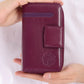 471 - Leather wallet - Grape - bakkaclothing