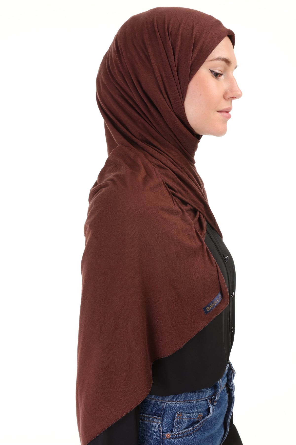 Hijab - 707 -Brown - bakkaclothing