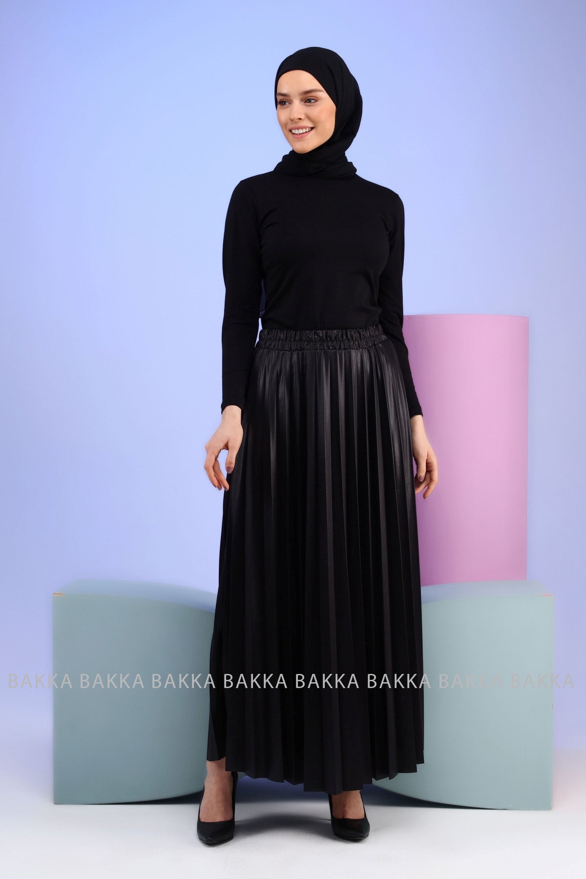 Skirt - 9007 - Black - bakkaclothing