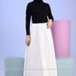 Skirt - 9007N- White - bakkaclothing