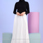 Skirt - 9007 - White - bakkaclothing