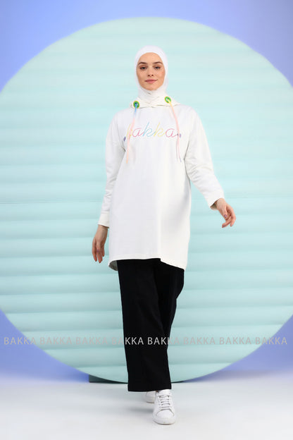 Blouse - Colors - White - bakkaclothing