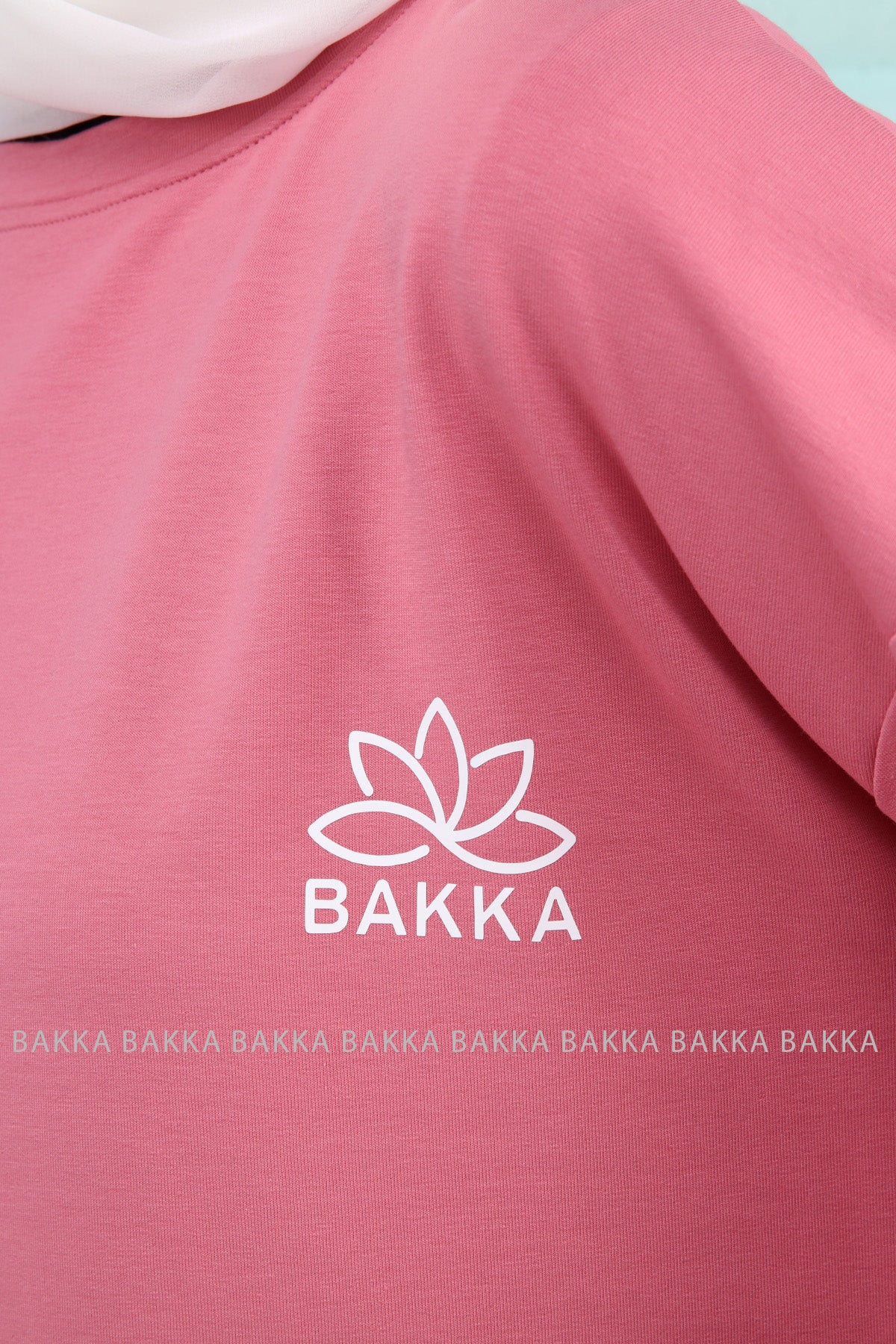 Blouse - Logo -dark pink - bakkaclothing