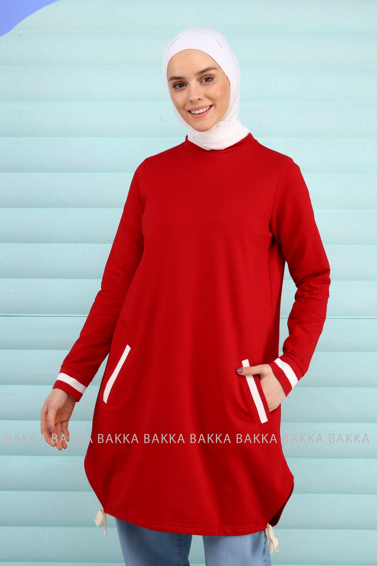 Blouse - Jafarawi - Red