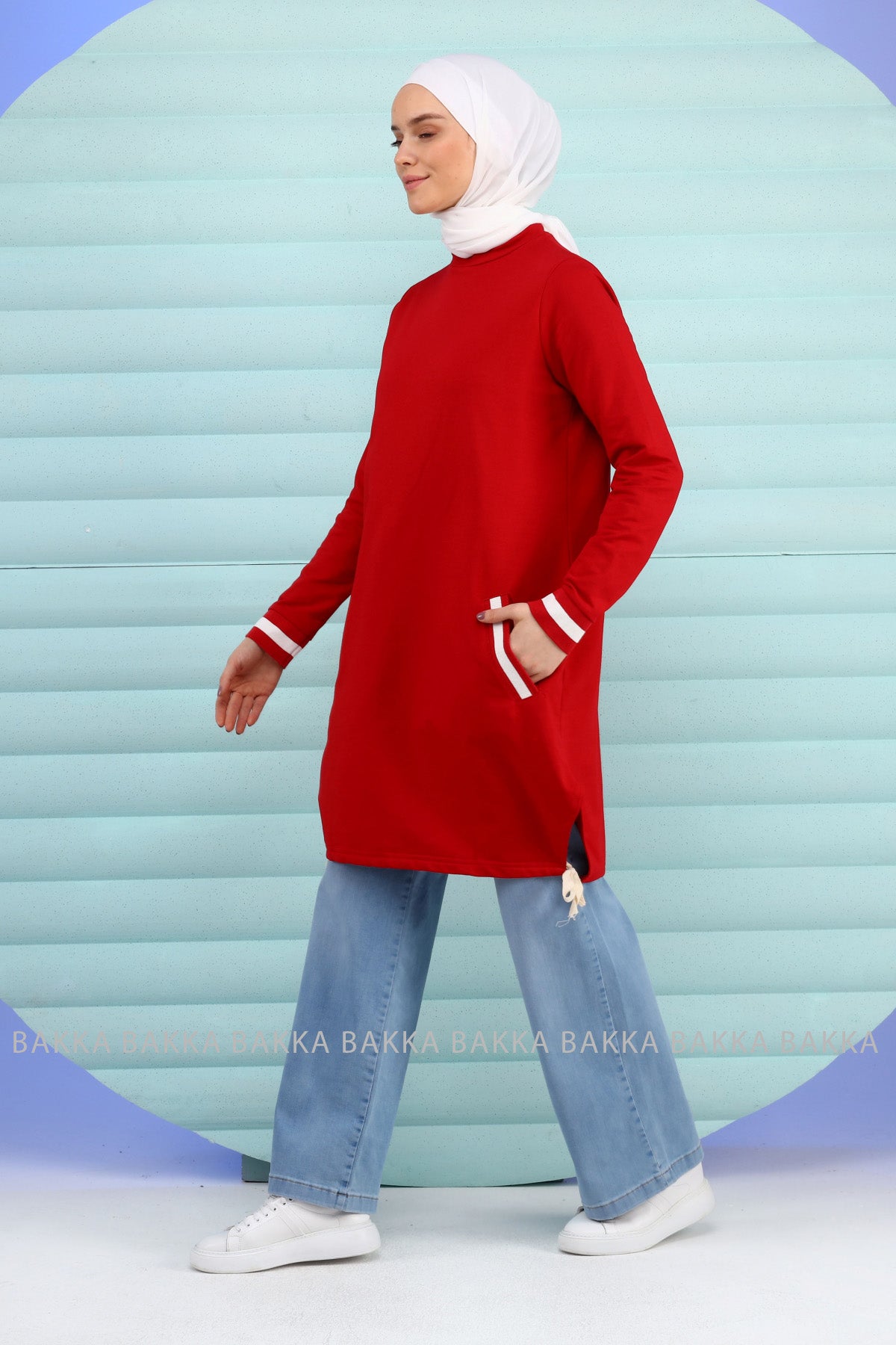 Blouse - Jafarawi - Red
