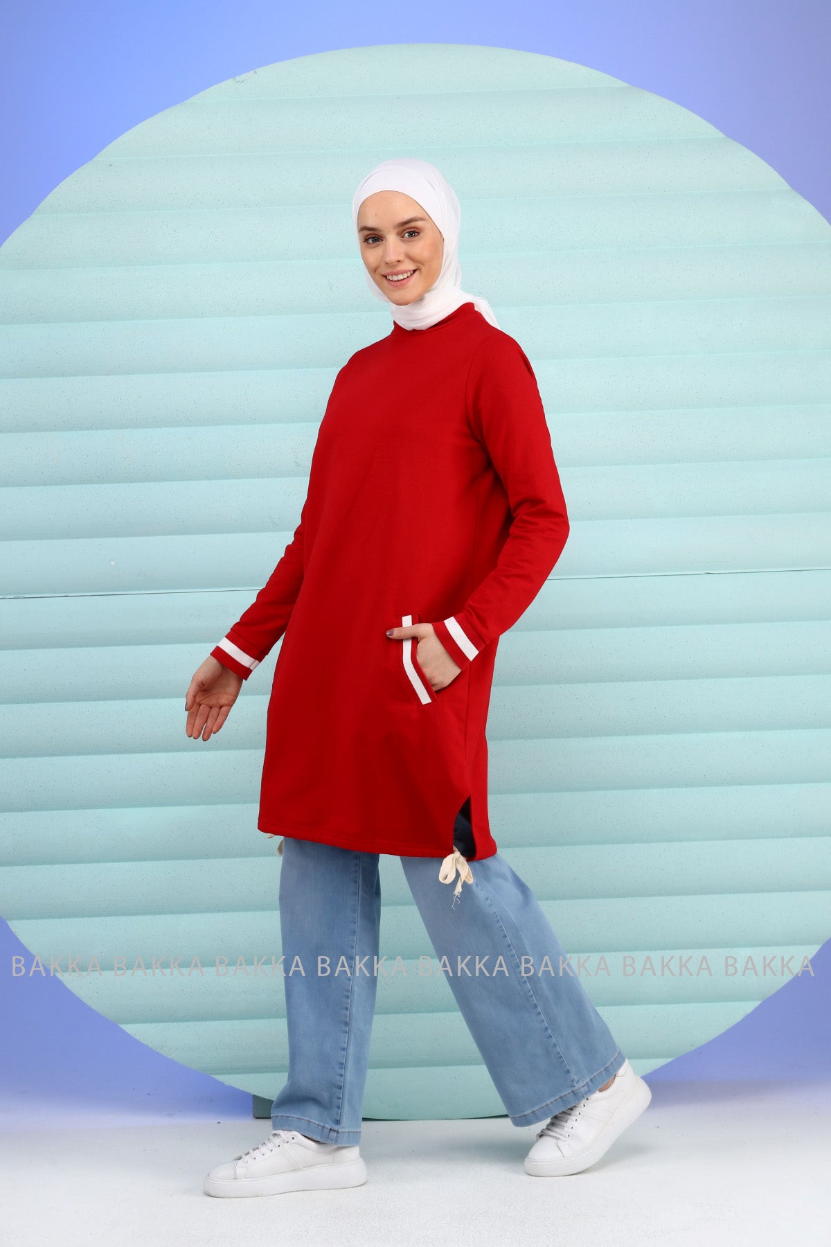 Blouse - Jafarawi - Red