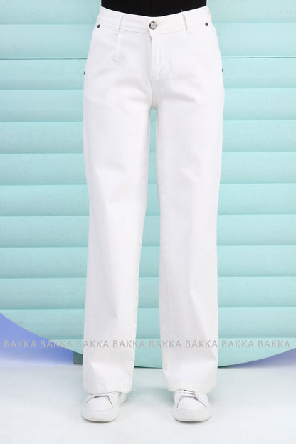 Jeans -9117 - White