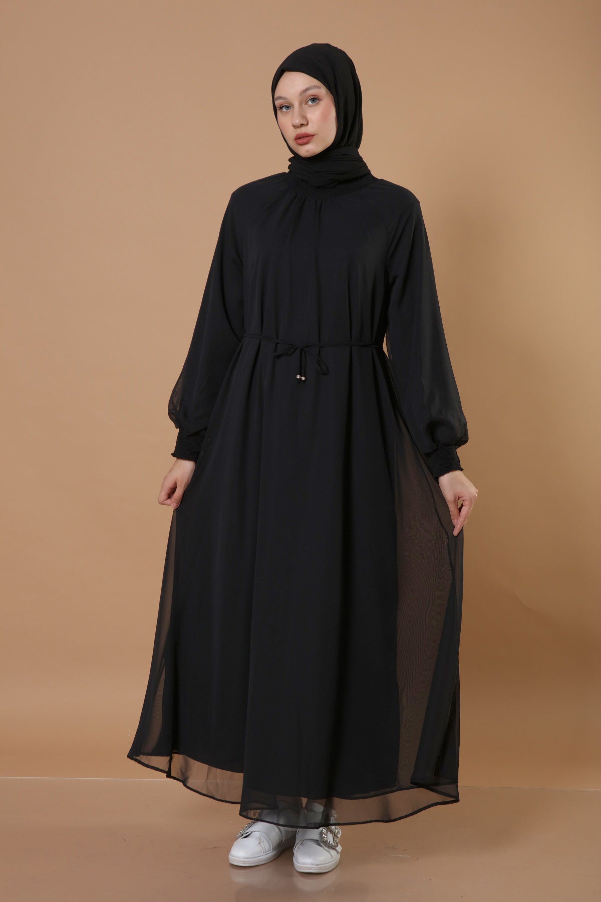 Dress - ELB013- Black - bakkaclothing