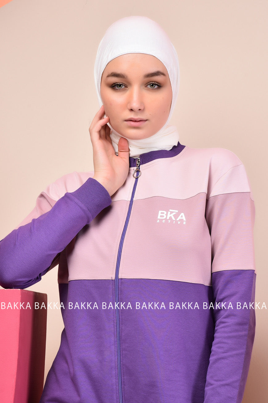 SPORT SET - TRACT 1 - PURPLE - bakkaclothing