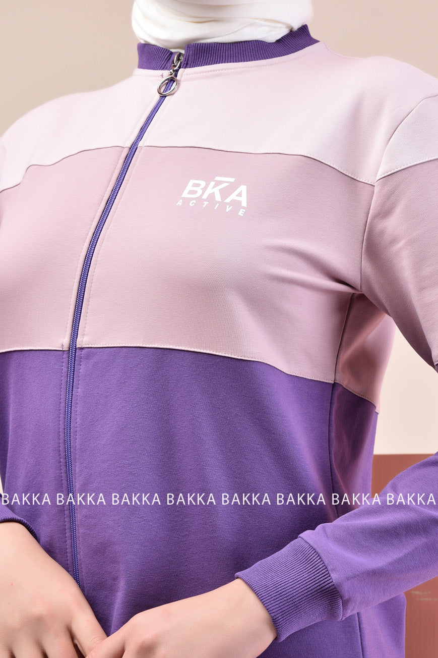 SPORT SET - TRACT 1 - PURPLE - bakkaclothing