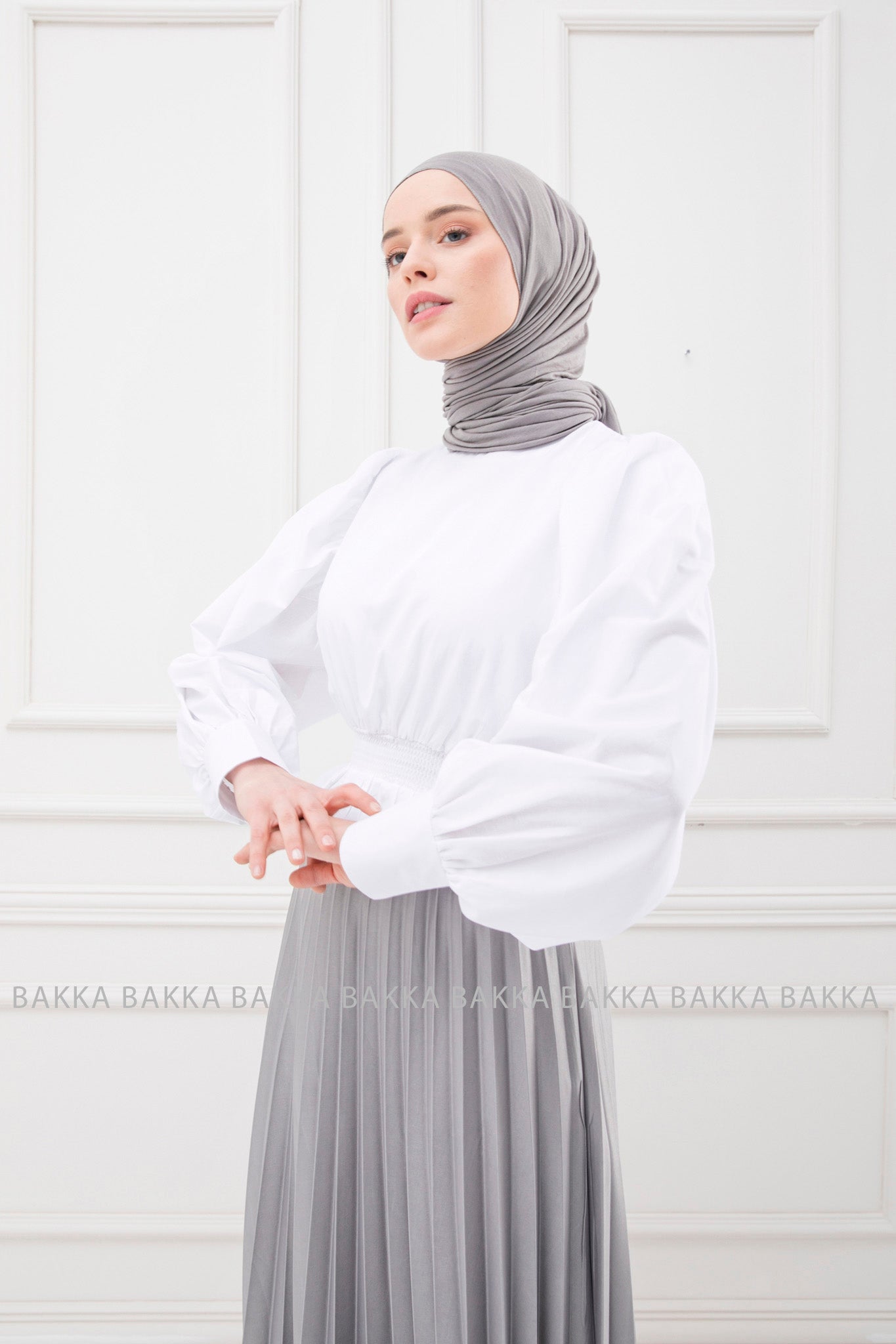 takim- 13349 - White & Gray - bakkaclothing