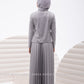 Dress - 4223 - Gray - bakkaclothing