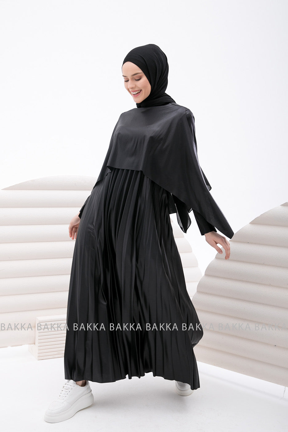 Dress - 4223 - BLACK - bakkaclothing