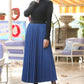 Skirt - 2170-1 - Blue - bakkaclothing