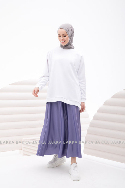 SKIRT - 9040 - Purple - bakkaclothing