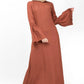 Dress  -0081- Orange - bakkaclothing