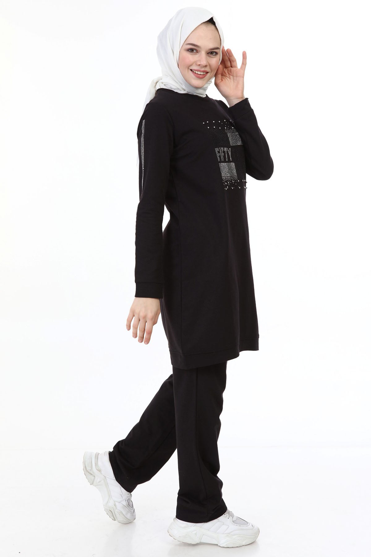 Sport Set -  7031 - Black - bakkaclothing