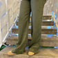 TROUSERS- olive