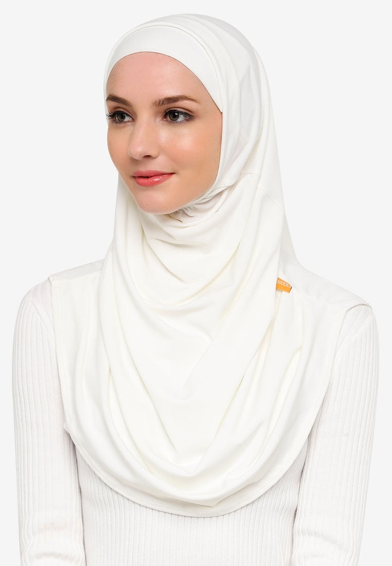Pinless Hijab -off white - bakkaclothing